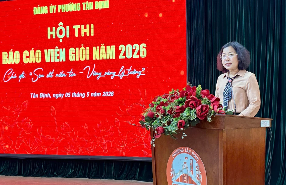 Giữ vững “trận địa tư tưởng” từ cơ sở: Phường Tân Định thi Báo cáo viên giỏi Giữ vững “trận địa tư tưởng” từ cơ sở: Phường Tân Định thi Báo cáo viên giỏi