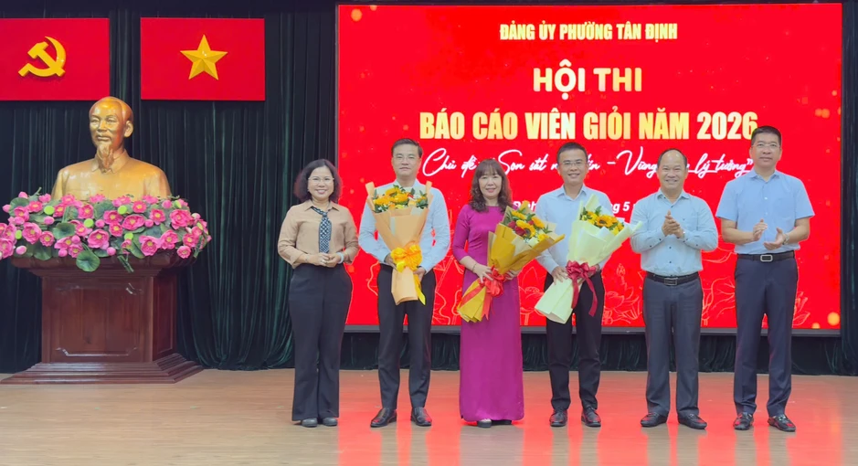 Giữ vững “trận địa tư tưởng” từ cơ sở: Phường Tân Định thi Báo cáo viên giỏi Giữ vững “trận địa tư tưởng” từ cơ sở: Phường Tân Định thi Báo cáo viên giỏi