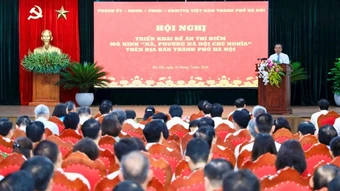 Hà Nội chính thức thực hiện thí điểm mô hình “xã, phường xã hội chủ nghĩa”