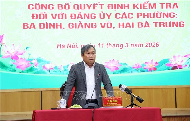 Hà Nội kiểm tra việc triển khai nghị quyết của Đảng tại cơ sở Hà Nội kiểm tra việc triển khai nghị quyết của Đảng tại cơ sở