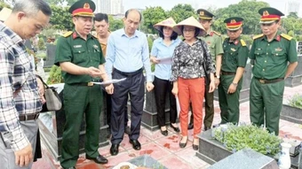 Hà Nội phấn đấu hoàn thành Chiến dịch 500 ngày đêm tìm kiếm, quy tập và xác định danh tính hài cốt liệt sĩ trước ngày 10/10/2026
