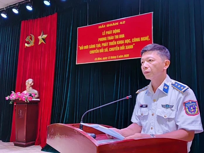 Hải đoàn 42 đẩy mạnh ứng dụng chuyển đổi số trong thực hiện nhiệm vụ Hải đoàn 42 đẩy mạnh ứng dụng chuyển đổi số trong thực hiện nhiệm vụ