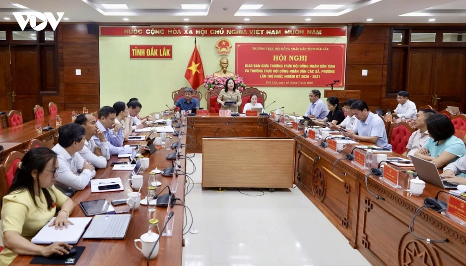 HĐND Đắk Lắk giao ban hai cấp, nâng cao hiệu quả hoạt động sau sắp xếp bộ máy