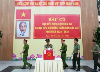 Hoàn thành bầu cử, 34 địa phương đều có trên 99% cử tri đi bỏ phiếu