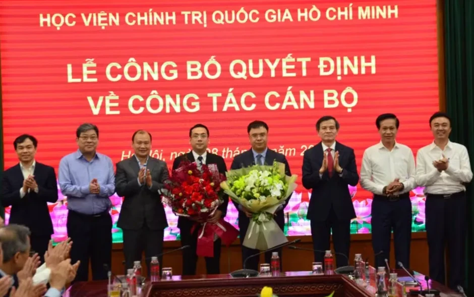 Học viện Chính trị quốc gia Hồ Chí Minh công bố quyết định về công tác cán bộ
