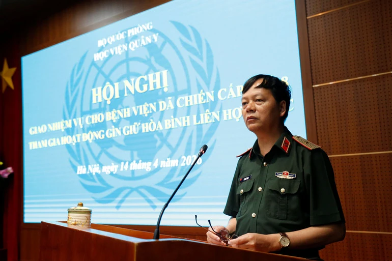 Học viện Quân y giao nhiệm vụ cho Bệnh viện dã chiến cấp 2 số 8