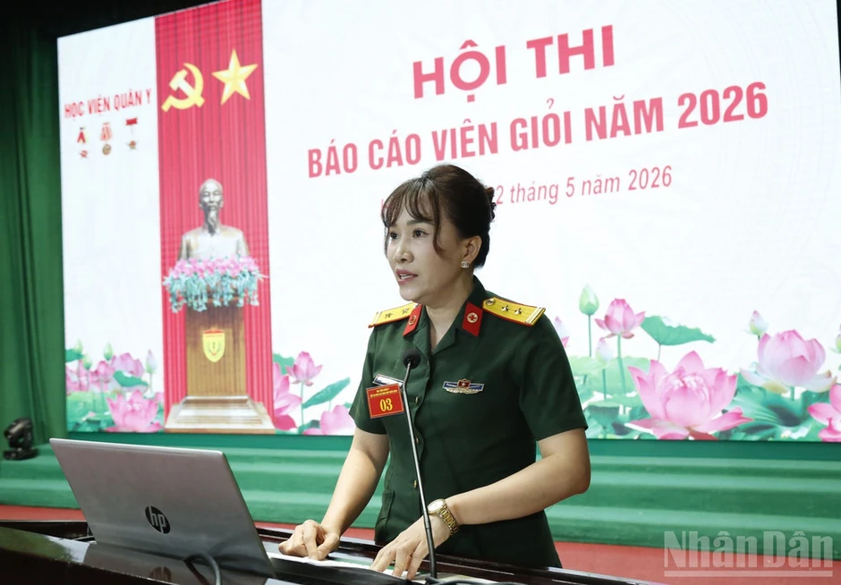 Học viện Quân y tổ chức Hội thi Báo cáo viên giỏi năm 2026 Học viện Quân y tổ chức Hội thi Báo cáo viên giỏi năm 2026