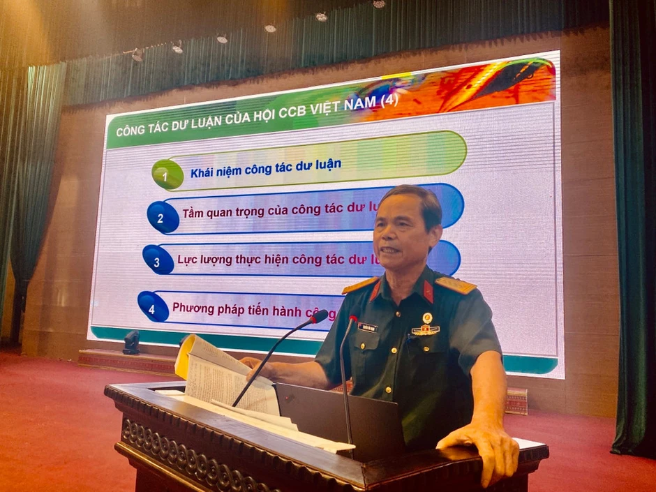 Hội Cựu chiến binh Việt Nam tập huấn nghiệp vụ công tác tuyên giáo năm 2026