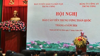 Hội nghị Báo cáo viên Trung ương toàn quốc tháng 4/2026 và phát động Giải thưởng thông tin đối ngoại lần thứ XII