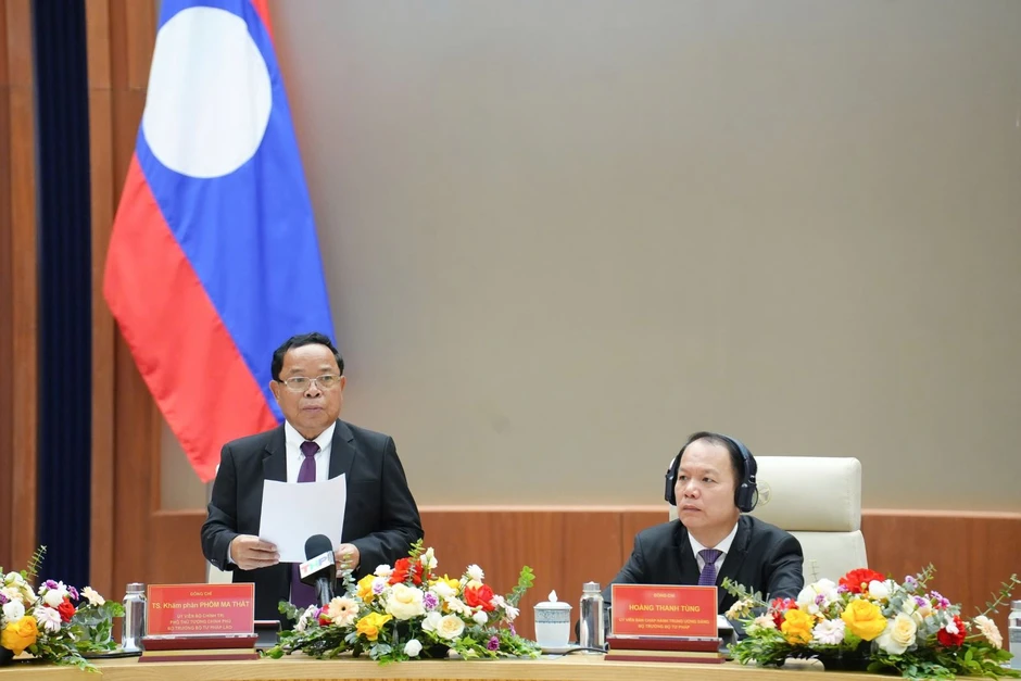 Hội nghị tư pháp các tỉnh có chung đường biên giới Việt Nam - Lào mở rộng lần thứ 7