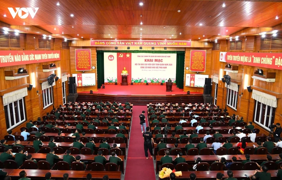 Hội thi Báo cáo viên giỏi toàn quân năm 2026 khu vực phía Nam Hội thi Báo cáo viên giỏi toàn quân năm 2026 khu vực phía Nam