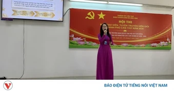 Hội thi báo cáo viên về Nghị quyết Đại hội Đảng các cấp ở Cần Thơ