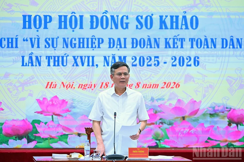 Hơn 2.700 tác phẩm dự thi Giải báo chí "Vì sự nghiệp Đại đoàn kết toàn dân tộc" lần thứ XVII Hơn 2.700 tác phẩm dự thi Giải báo chí "Vì sự nghiệp Đại đoàn kết toàn dân tộc" lần thứ XVII