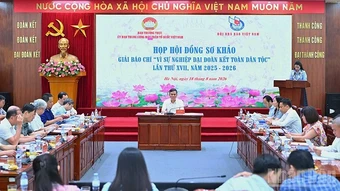 Hơn 2.700 tác phẩm dự thi Giải báo chí "Vì sự nghiệp Đại đoàn kết toàn dân tộc" lần thứ XVII