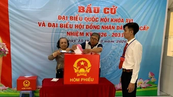 Hơn 95% cử tri thành phố Cần Thơ đi bầu cử