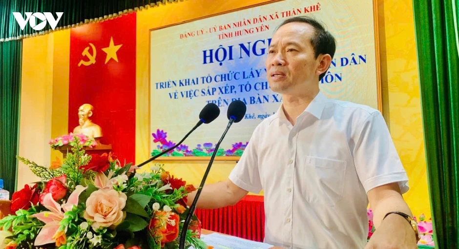 Hưng Yên đặt mục tiêu giảm gần 50% thôn, tổ dân phố sau sắp xếp Hưng Yên đặt mục tiêu giảm gần 50% thôn, tổ dân phố sau sắp xếp