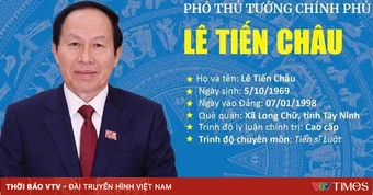 Infographic: Tiểu sử tóm tắt Phó Thủ tướng Chính phủ Lê Tiến Châu