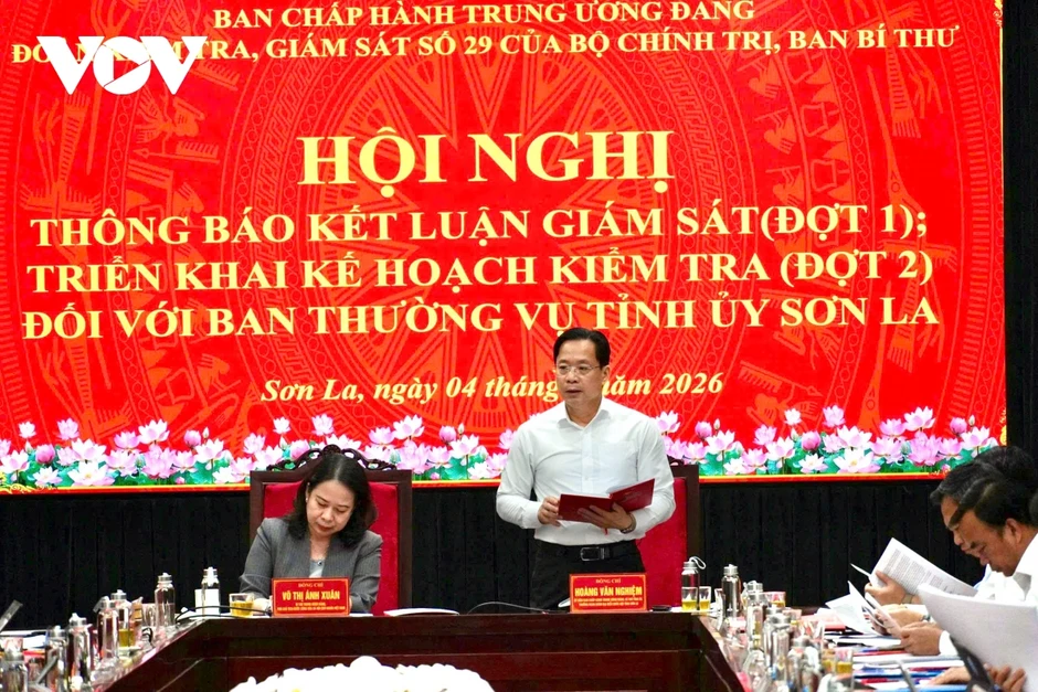 Kết luận giám sát và kiểm tra đối với Ban Thường vụ Tỉnh ủy Sơn La Kết luận giám sát và kiểm tra đối với Ban Thường vụ Tỉnh ủy Sơn La