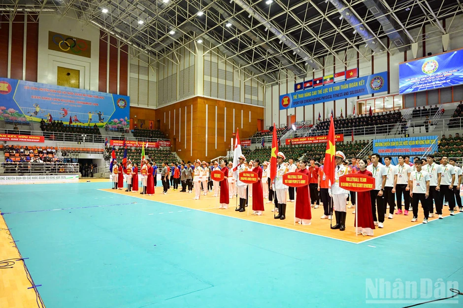 Khai mạc Giải Bóng chuyền Quân đội các nước ASEAN mở rộng năm 2026 Khai mạc Giải Bóng chuyền Quân đội các nước ASEAN mở rộng năm 2026