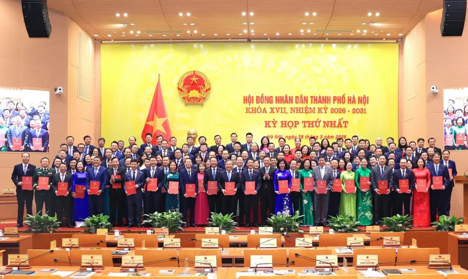 Khai mạc HĐND TP Hà Nội, kiện toàn lãnh đạo chủ chốt nhiệm kỳ 2026-2031