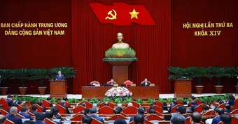 Khai mạc hội nghị lần thứ ba Ban chấp hành Trung ương Đảng khóa 14
