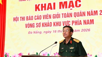 Khai mạc Hội thi Báo cáo viên giỏi toàn quân năm 2026 khu vực phía nam