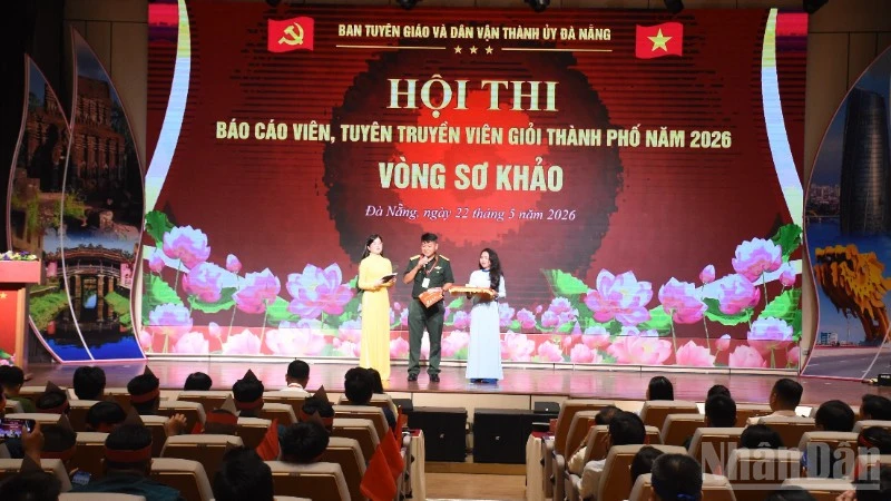 Khai mạc Hội thi Báo cáo viên, Tuyên truyền viên giỏi thành phố Đà Nẵng năm 2026