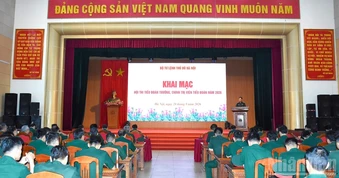 Khai mạc Hội thi Tiểu đoàn trưởng, chính trị viên tiểu đoàn năm 2026