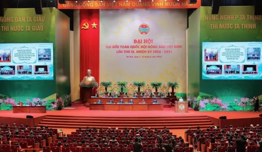 Khai mạc trọng thể Đại hội đại biểu toàn quốc Hội Nông dân Việt Nam lần thứ IX Khai mạc trọng thể Đại hội đại biểu toàn quốc Hội Nông dân Việt Nam lần thứ IX
