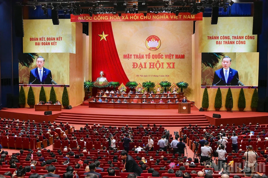 Khai mạc trọng thể Đại hội đại biểu toàn quốc Mặt trận Tổ quốc Việt Nam lần thứ XI Khai mạc trọng thể Đại hội đại biểu toàn quốc Mặt trận Tổ quốc Việt Nam lần thứ XI