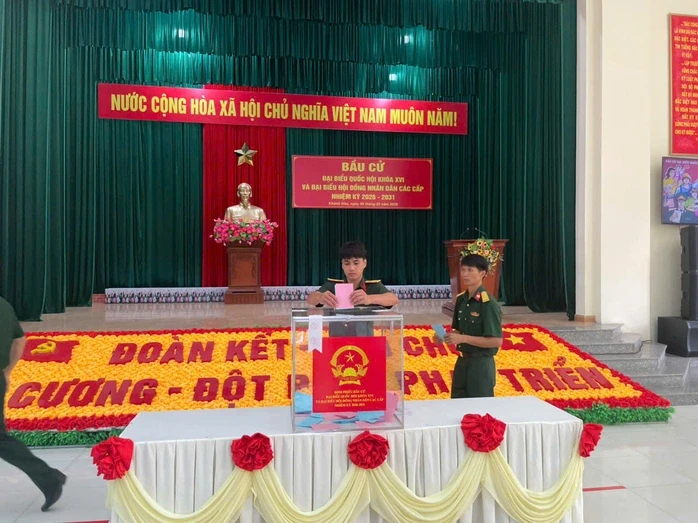 Khánh Hòa: Bầu cử sớm ở đặc khu Trường Sa Khánh Hòa: Bầu cử sớm ở đặc khu Trường Sa