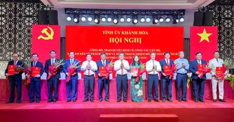 Khánh Hòa bổ sung 9 tỉnh ủy viên là lãnh đạo các sở, ngành
