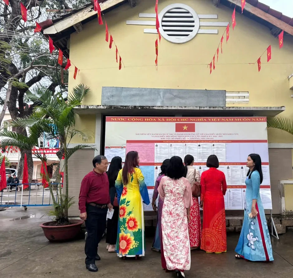 Khánh Hòa: Hơn 1,65 triệu cử tri nô nức đi bầu cử đại biểu Quốc hội và HĐND các cấp Khánh Hòa: Hơn 1,65 triệu cử tri nô nức đi bầu cử đại biểu Quốc hội và HĐND các cấp