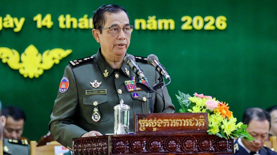 Khánh thành công trình hữu nghị, gắn chặt tình đoàn kết giữa Quân đội nhân dân Việt Nam và Quân đội Hoàng gia Campuchia Khánh thành công trình hữu nghị, gắn chặt tình đoàn kết giữa Quân đội nhân dân Việt Nam và Quân đội Hoàng gia Campuchia
