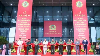 Khánh thành Trung tâm Chỉ huy, điều hành, tác chiến xuất nhập cảnh