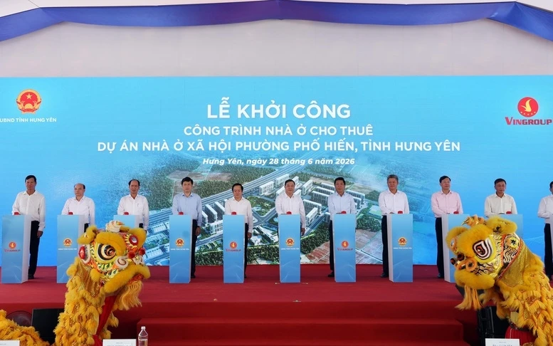 Khởi công 2 dự án nhà ở xã hội và nhà ở cho thuê ở Hưng Yên