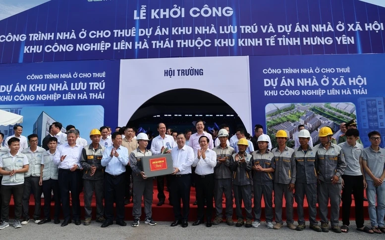 Khởi công 2 dự án nhà ở xã hội và nhà ở cho thuê ở Hưng Yên