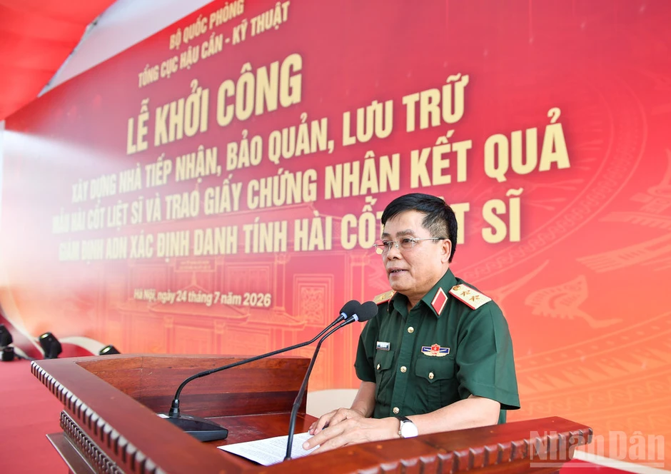 Khởi công xây dựng công trình nhà tiếp nhận, bảo quản, lưu trữ mẫu hài cốt liệt sĩ Khởi công xây dựng công trình nhà tiếp nhận, bảo quản, lưu trữ mẫu hài cốt liệt sĩ