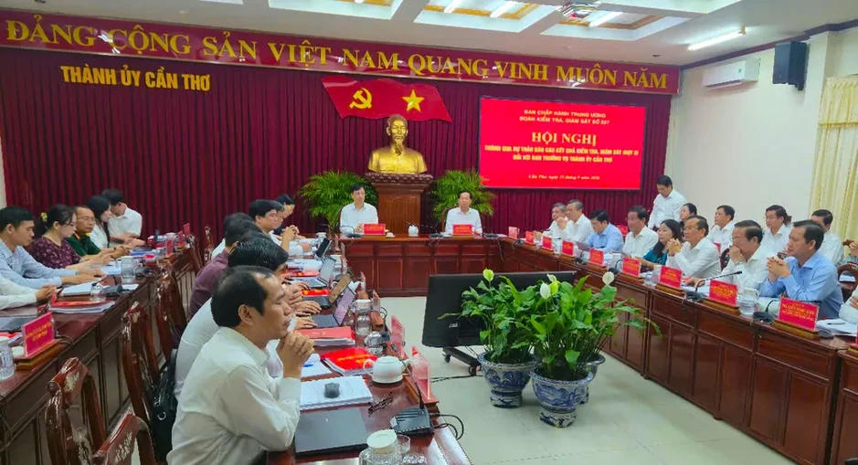 Kiểm tra, giám sát công tác cán bộ tại Cần Thơ Kiểm tra, giám sát công tác cán bộ tại Cần Thơ