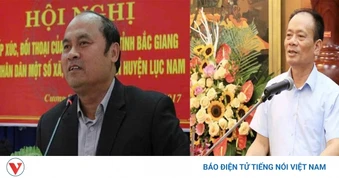 Kỷ luật cảnh cáo nguyên Chủ tịch, nguyên Phó Chủ tịch tỉnh Bắc Giang