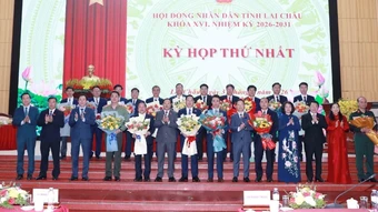 Lai Châu bầu các chức danh chủ chốt của Hội đồng và Ủy ban nhân dân