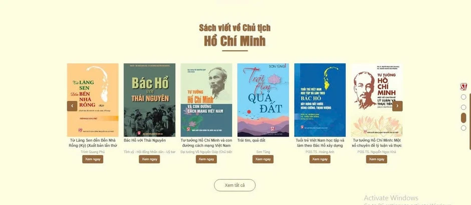 Lan tỏa các ấn phẩm về Chủ tịch Hồ Chí Minh trên nền tảng số Lan tỏa các ấn phẩm về Chủ tịch Hồ Chí Minh trên nền tảng số