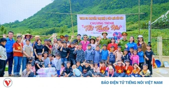 Lan tỏa yêu thương tới trẻ em vùng cao Thái Nguyên