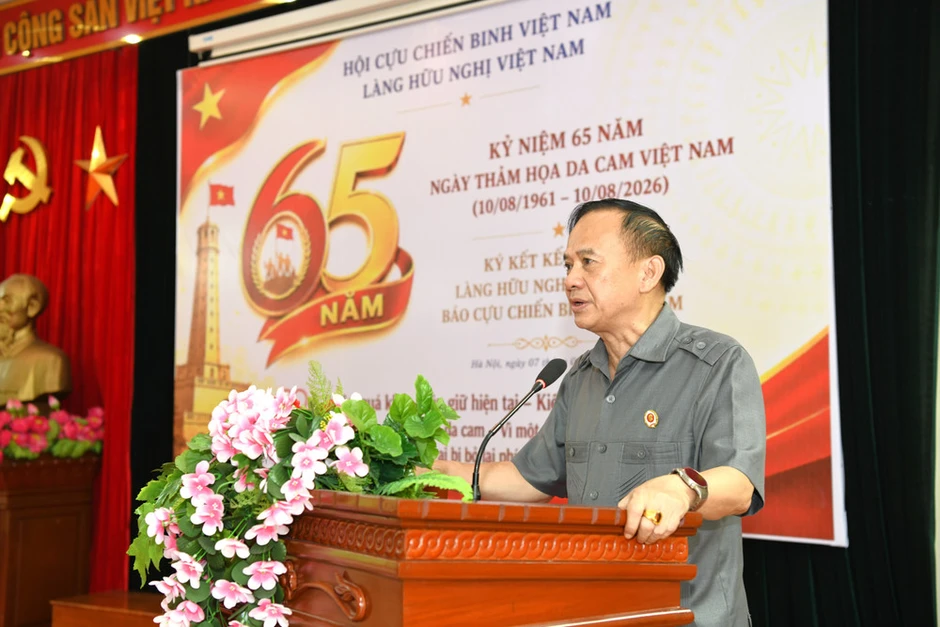 Làng Hữu nghị Việt Nam kỷ niệm 65 năm thảm họa da cam, ký kết nghĩa với Báo Cựu chiến binh Việt Nam Làng Hữu nghị Việt Nam kỷ niệm 65 năm thảm họa da cam, ký kết nghĩa với Báo Cựu chiến binh Việt Nam