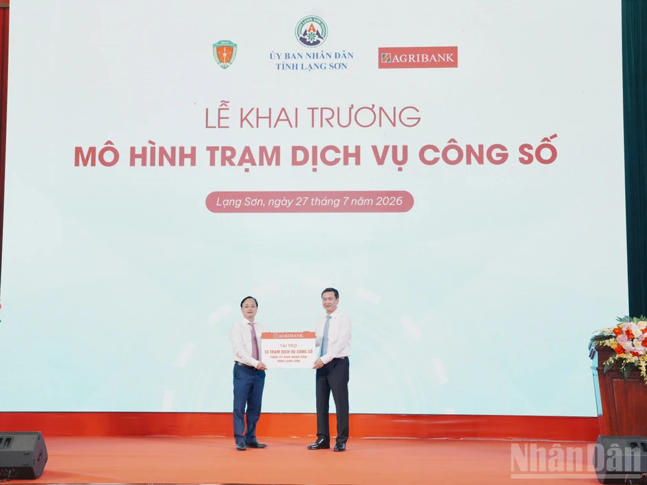 Lạng Sơn khai trương mô hình “Trạm dịch vụ công số” Lạng Sơn khai trương mô hình “Trạm dịch vụ công số”