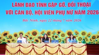 Lãnh đạo Bắc Ninh đối thoại, lắng nghe tâm tư, nguyện vọng của cán bộ, hội viên phụ nữ
