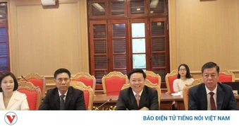 Lãnh đạo Ban Tuyên giáo và Dân vận Trung ương làm việc với đoàn đại biểu Cuba
