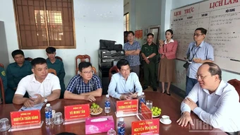 Lãnh đạo Cà Mau thăm lực lượng dân quân tự vệ và các vận động viên