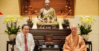 Lãnh đạo Đảng, Nhà nước chúc mừng Đại lễ Phật đản tại TPHCM