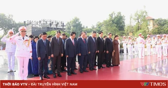 Lãnh đạo Đảng, Nhà nước tưởng niệm các Anh hùng liệt sĩ và viếng Chủ tịch Hồ Chí Minh